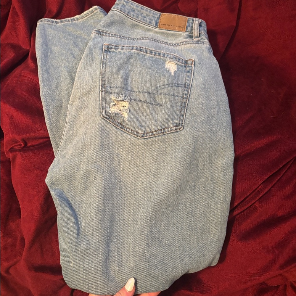 Womens american eagle mom jeans